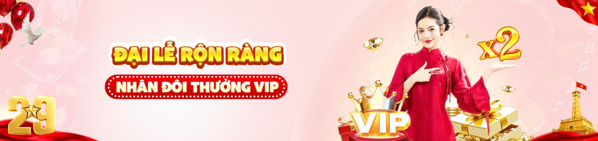 MB66 mừng lễ lớn nhân đôi phần thưởng